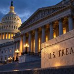 US Treasury market imagery representing the global bond sell-off and rise in long-term government borrowing costs in October 2026
