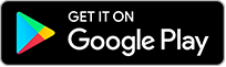Logo of Google App with the Text Get It on The and Arrow Symbol in black Color
