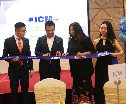 Image of Event of official Launch of Malaysia with Logo of ICM
